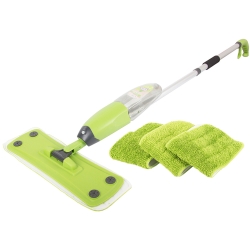 Mop płaski ze spryskiwaczem obrotowy solidny spray zestaw 3 wkłady wymienne