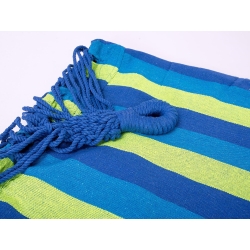 Hamak ogrodowy wiszący dwuodobowy 300x160cm brazylijski xxl torba pokrowiec