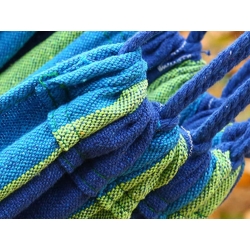 Hamak ogrodowy wiszący dwuodobowy 300x160cm brazylijski xxl torba pokrowiec