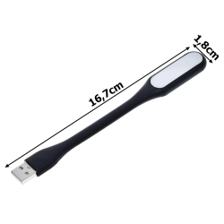 Lampka silikonowa elastyczna usb do laptopa notebooka komputera 6 led mocna