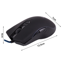 Mysz myszka optyczna przewodowa komputerowa do laptopa pc rgb gamingowa