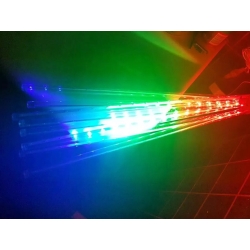 Lampki sople meteory led padający śnieg 50cm ip44 Multikolor