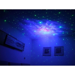 Projektor gwiazd astronauta galaktyka lampka nocna niebo laserowy led pilot