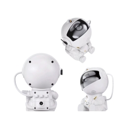 Projektor gwiazd astronauta galaktyka lampka nocna niebo laserowy led pilot