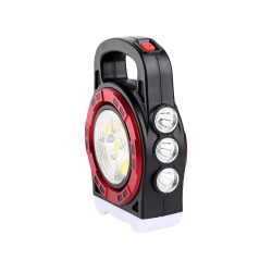 Latarka solarna przenośna lampka akumulatorowa led powerbank reflektor moc