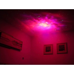 Projektor gwiazd astronauta galaktyka lampka nocna niebo laserowy led pilot
