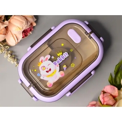 Lunchbox śniadaniówka pojemnik na śniadanie obiad z przegródkami sztućce