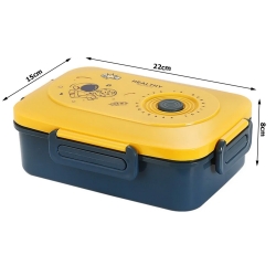 Lunchbox śniadaniówka pojemnik na śniadanie obiad z przegródkami sztućce