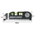Poziomica laserowa precyzyjna z miarką 2,5m miara laser 3 tryby led usb