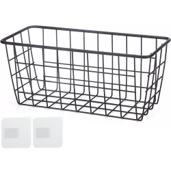 Koszyk wiszący kosz organizer metalowy zawieszany półka kuchenna czarny