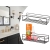 Półka łazienkowa do łazienki pod prysznic prysznicowa loft wisząca metalowa
