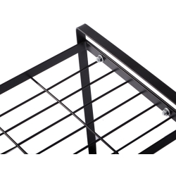 Półka metalowa jednopoziomowa na blat kuchni organizer kuchenny stojak loft