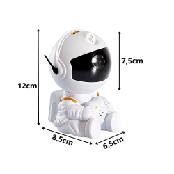 Projektor gwiazd astronauta galaktyka lampka nocna niebo laserowy led pilot