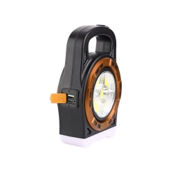 Latarka solarna przenośna lampka akumulatorowa led powerbank reflektor moc