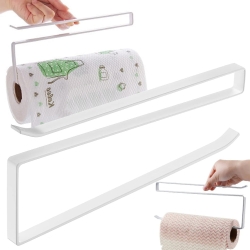 Uchwyt wieszak na ręcznik papierowy kuchenny wsuwany metalowy mat loft