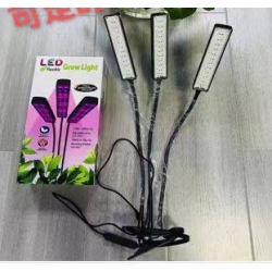 Lampa do uprawy roślin LED z trzema ramionami zasilana przez USB, 10W