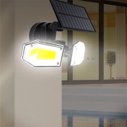 Lampa ścienna solarna COB-130LED z czujnikiem ruchu i zmierzchu ip65