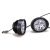 Mocowane pod lusterka dwie lampy motocyklowe led 12v/12w