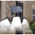 Ścienna lampa solarna 216 LED 15W z czujnikiem ruchu i zmierzchu IP65