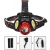 Latarka czołowa akumulatorowa LED CREE-T6+2*cob wodoodporna zoom