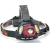 Latarka czołowa akumulatorowa LED CREE-T6+2*cob wodoodporna zoom