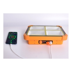 Solarny halogen led przenośna lampa robocza latarnia 20W power bank