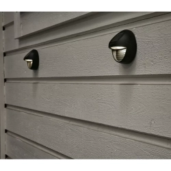 2x Oprawa przyschodowa solarna punktowa okrągła Ø7,9x4,5cm czarna