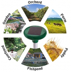 Solarny odstraszacz kretów gryzoni nornic myszy ryjówek