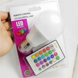 Żarówka diodowa LED RGB+W 2 in 1 E27 16 kolorów +