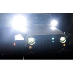 2*Halogen lightbar doświetlacz 18led 60w 6000lm