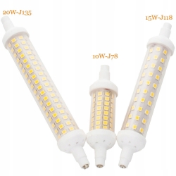 ŻARNIK HALOGENOWY LED R7S 12W 118mm ZIMNY/CIEPŁY/neutralny