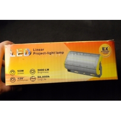 OŚWIETLACZ HALOGEN LED 50W LINIOWY-ZIMNY - W-WA