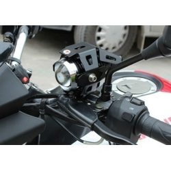 2 x HALOGEN MOTOCYKLOWY LED CREE+WŁĄCZNIK 3000LM c