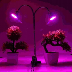 PODWÓJNA LAMPA LED 2x30W GROW DO ROŚLIN NA KLIPS