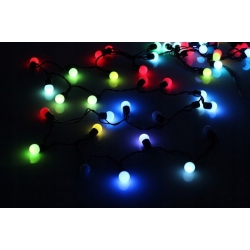 LAMPKI CHOINKOWE KULKI 200 LED-15M RGB+czapka