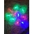 Lampki choinkowe kule led światłowód RGB+czapka