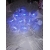 Lampki choinkowe kule led światłowód blue+czapka