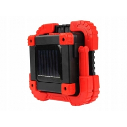 AKUMULATOROWY HALOGEN LED 10W + POWER BANK+SOLAR