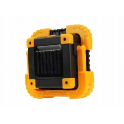 AKUMULATOROWY HALOGEN LED 10W + POWER BANK+SOLAR