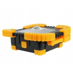 AKUMULATOROWY HALOGEN LED 10W + POWER BANK+SOLAR