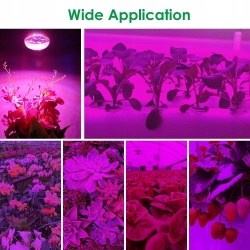 NOWOŚĆ MOCNA ŻARÓWKA LED E27 GROW 150 W DO ROŚLIN